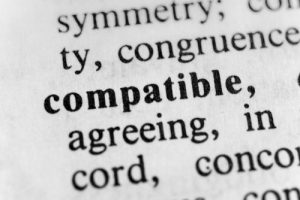 A picture of the word "compatible" in a dictionary