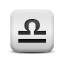Libra sign glyph symbol