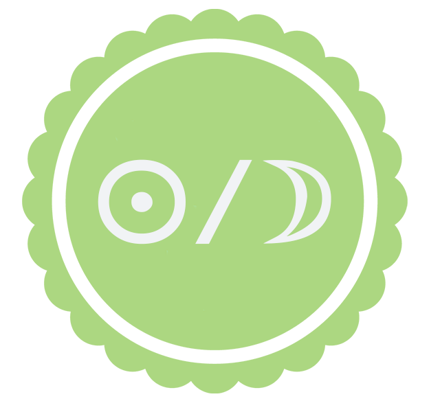 The Sun and Moon symbols are presented on a green badge, separated by a line slash to represent the Sun/Moon midpoint